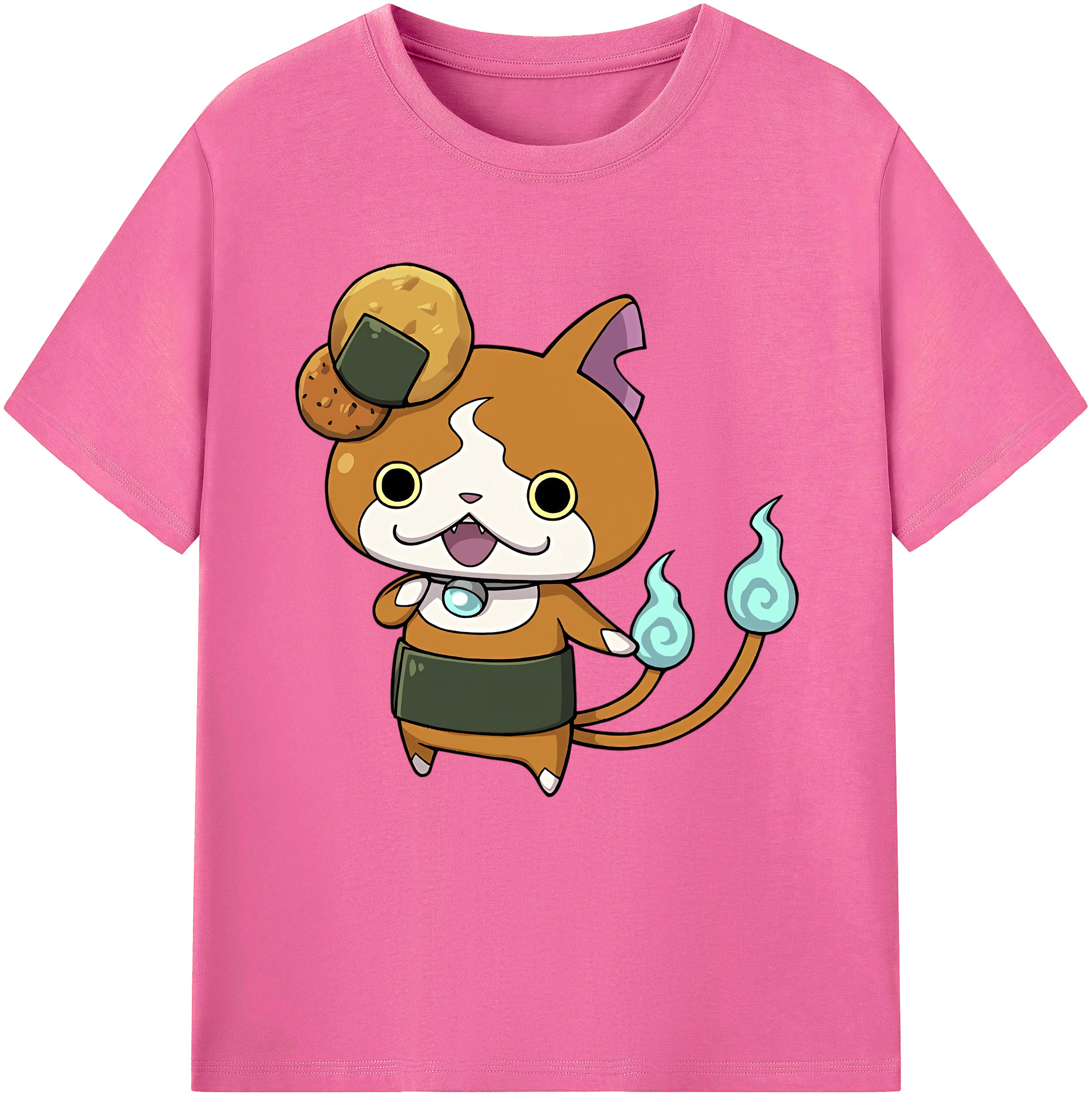 （画像用） 妖怪ウォッチ Yo-kai Watch レディースカジュアルプリントTシャツ（綿100％）